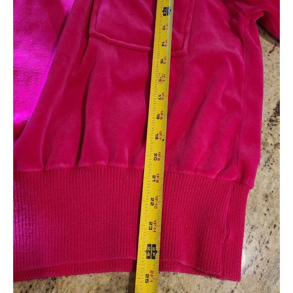 Vintage Epitome Women's S  Matching 2 Piece Velour Tracksuit Leisure Suit Pink - Picture 4 of 16